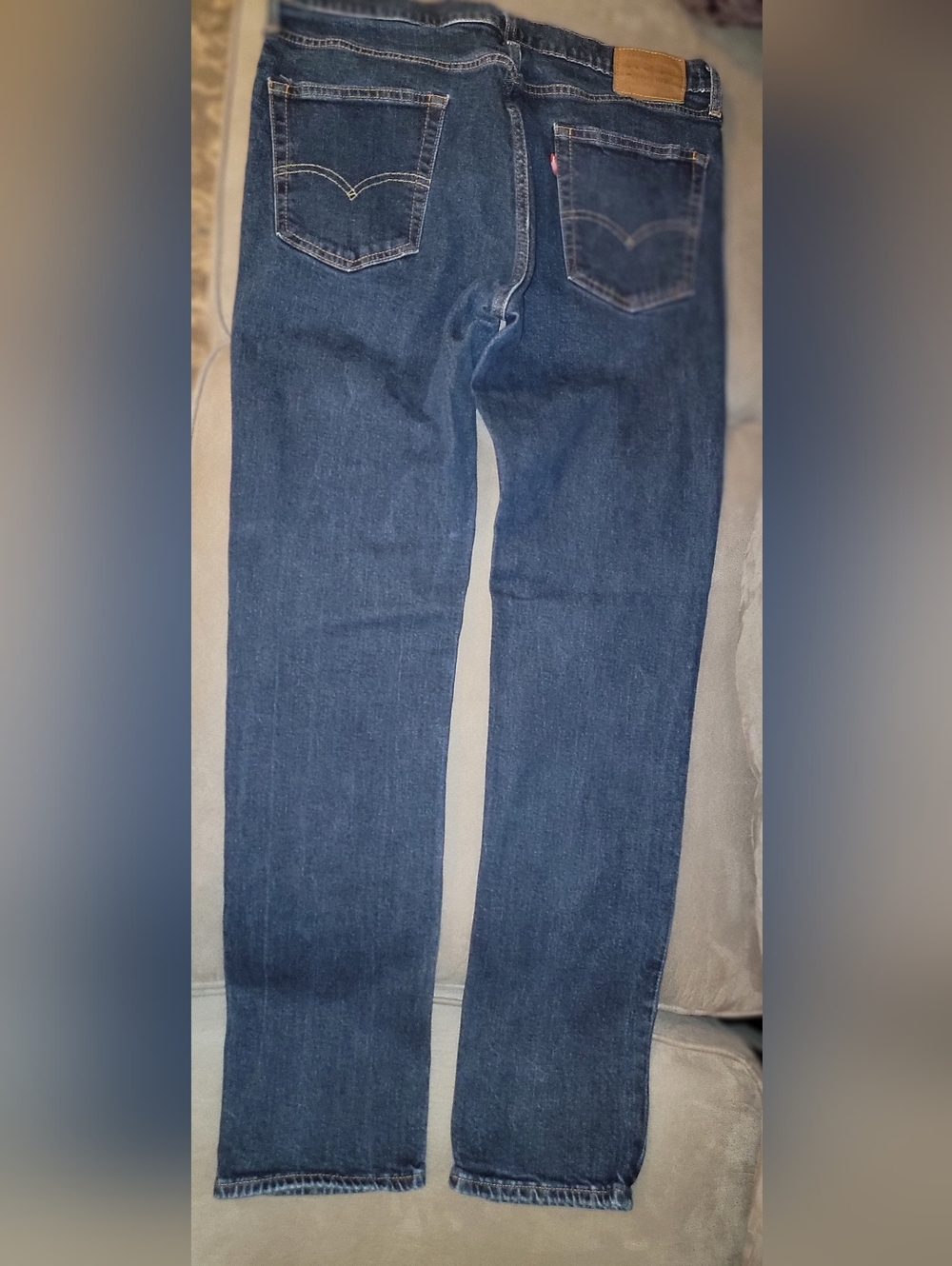 Levi's Men's Navy Straight Leg Jeans Size 36/34